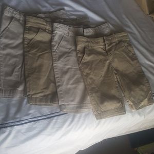 Girls size 10 khaki shorts
